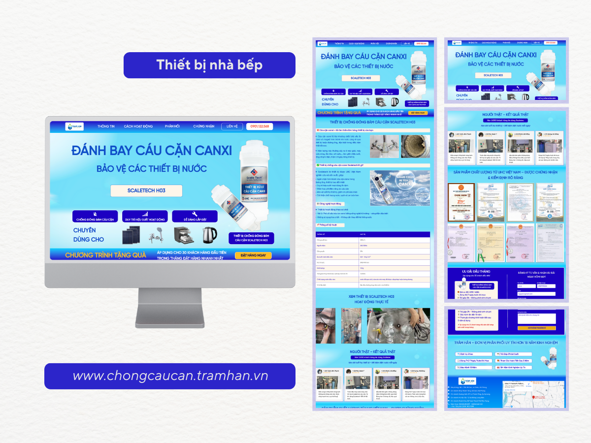 Thiết Kế Landing Page Thiết Bị Nhà Bếp Thiết Kế Landing Page Thiết Bị Nhà Bếp