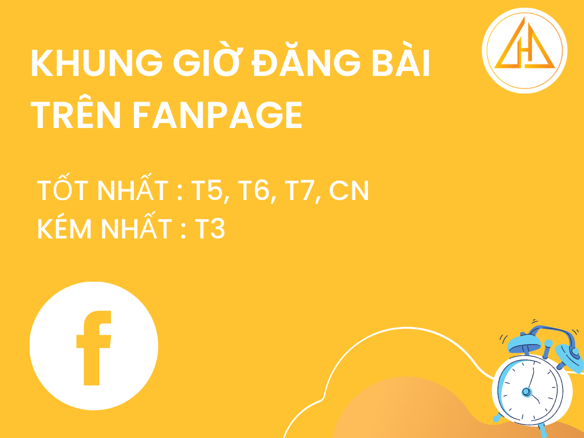 Khung giờ đăng bài Fanpage nói chung tạo tương tác cao
