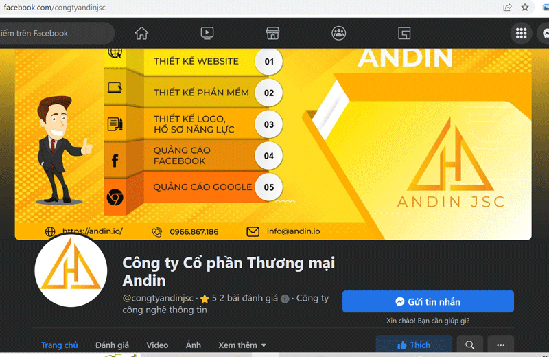 Ảnh bìa Fanpage Facebook