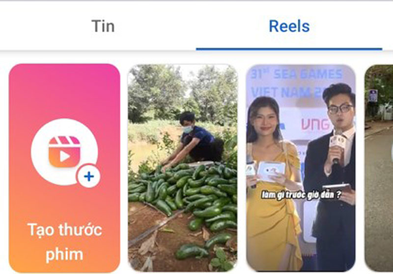 lối tắt fb reels