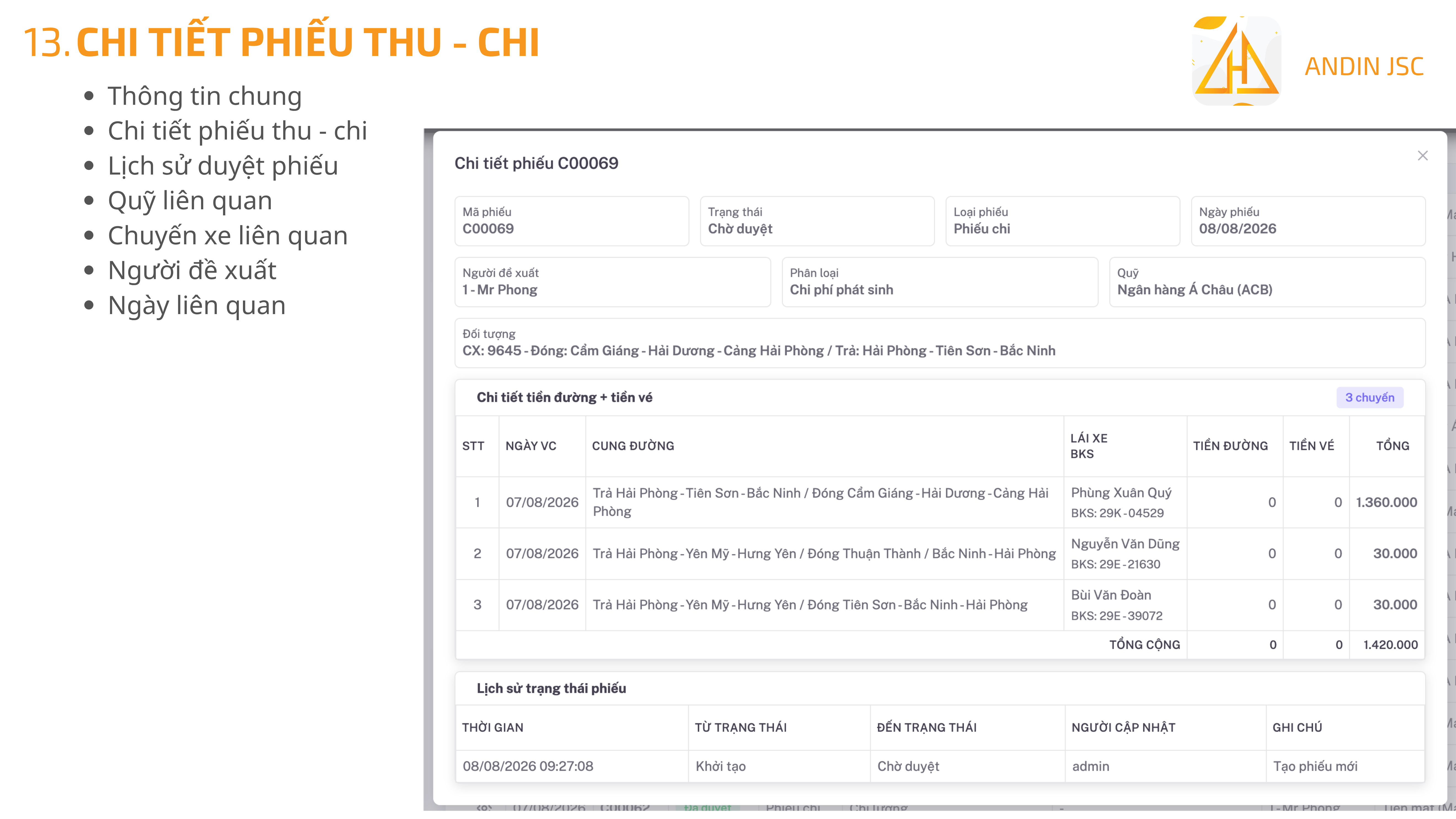 Phần Mềm Quản Lý Thanh Toán Và Công Nợ Vận Tải - hình ảnh 3