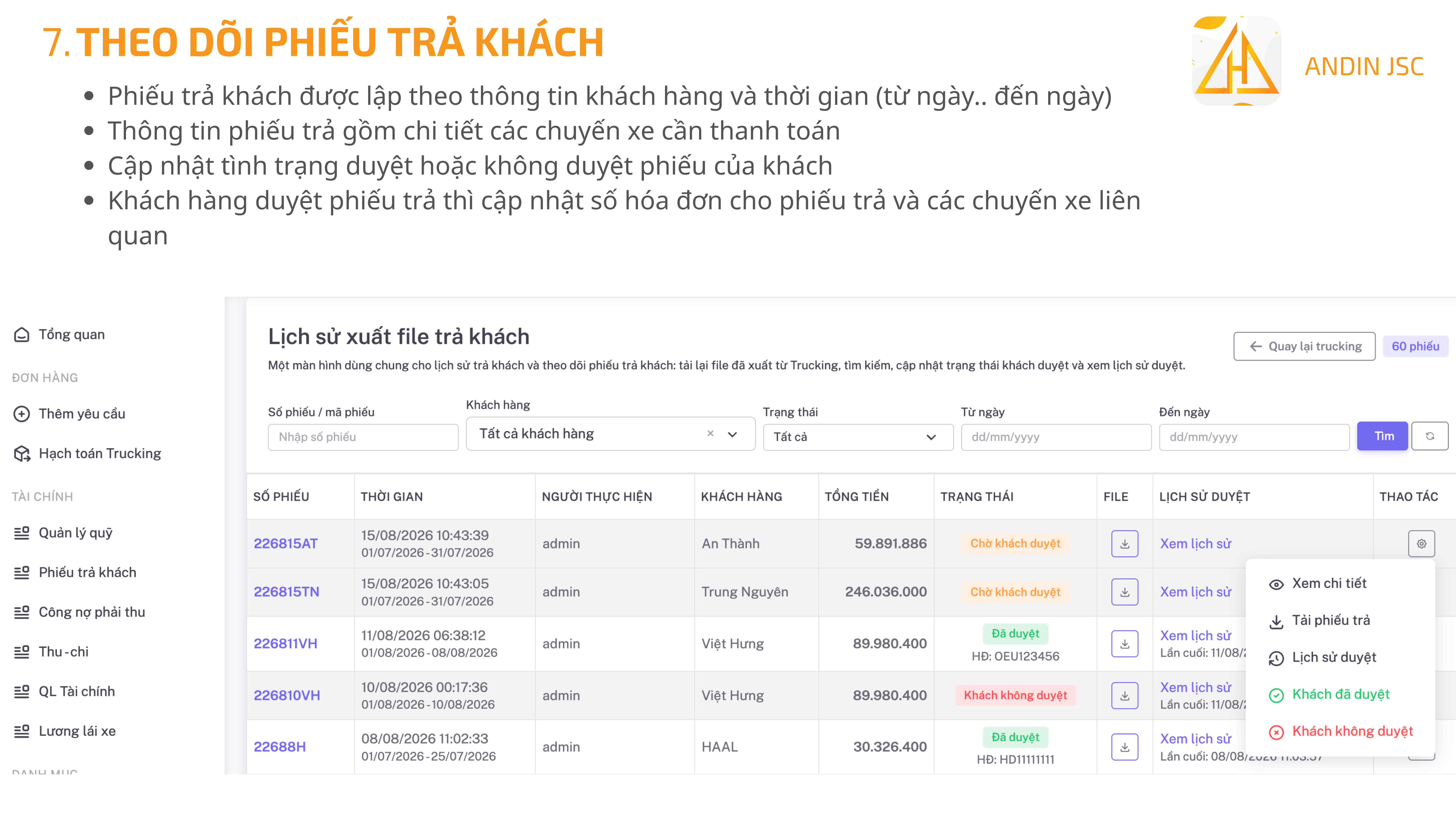 Phần Mềm Trucking Quản Lý Chuyến Xe Container Hiệu Quả - hình ảnh 1