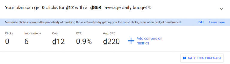 Google Keyword Planner