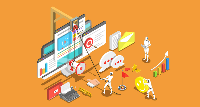 website Chạy các chiến dịch tiếp thị sáng tạo