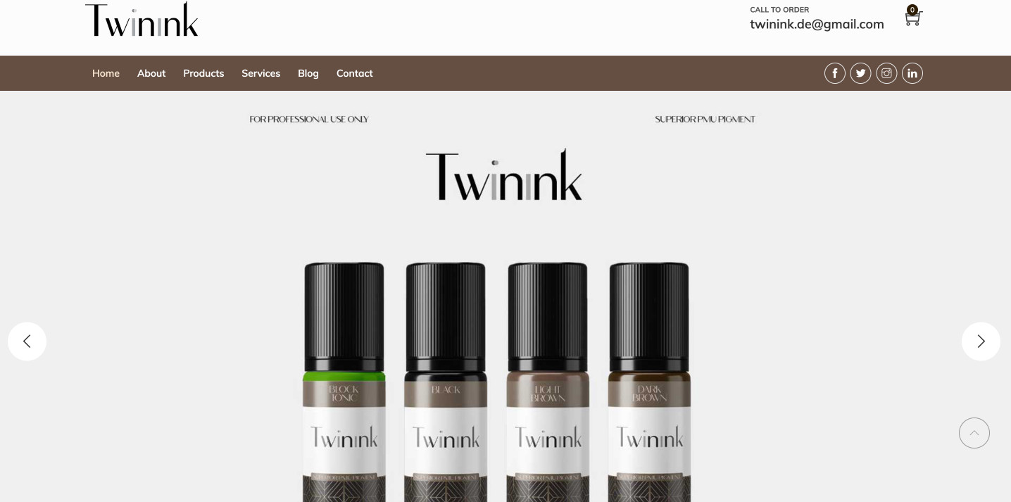 Thiết kế website mực phun xăm