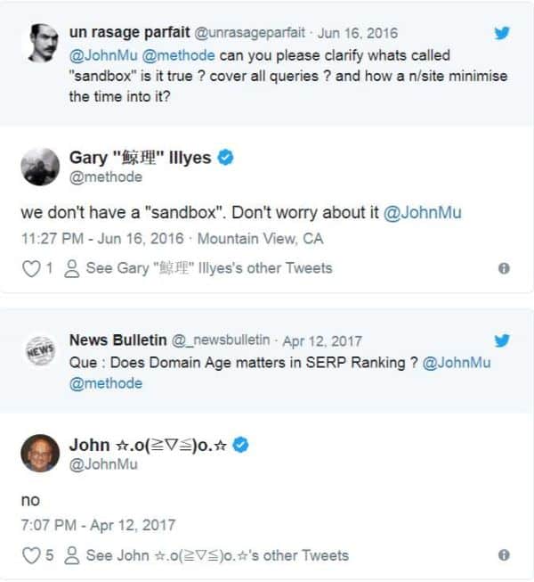 Google sandbox phủ nhận sự tồn tại của Sandbox