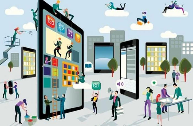 Áp dụng phương tiện truyền thông vào thực tế (nguồn: vieclamvui.com)