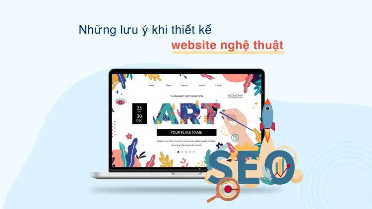 Thiết kế website mỹ thuật nghệ thuật độc đáo