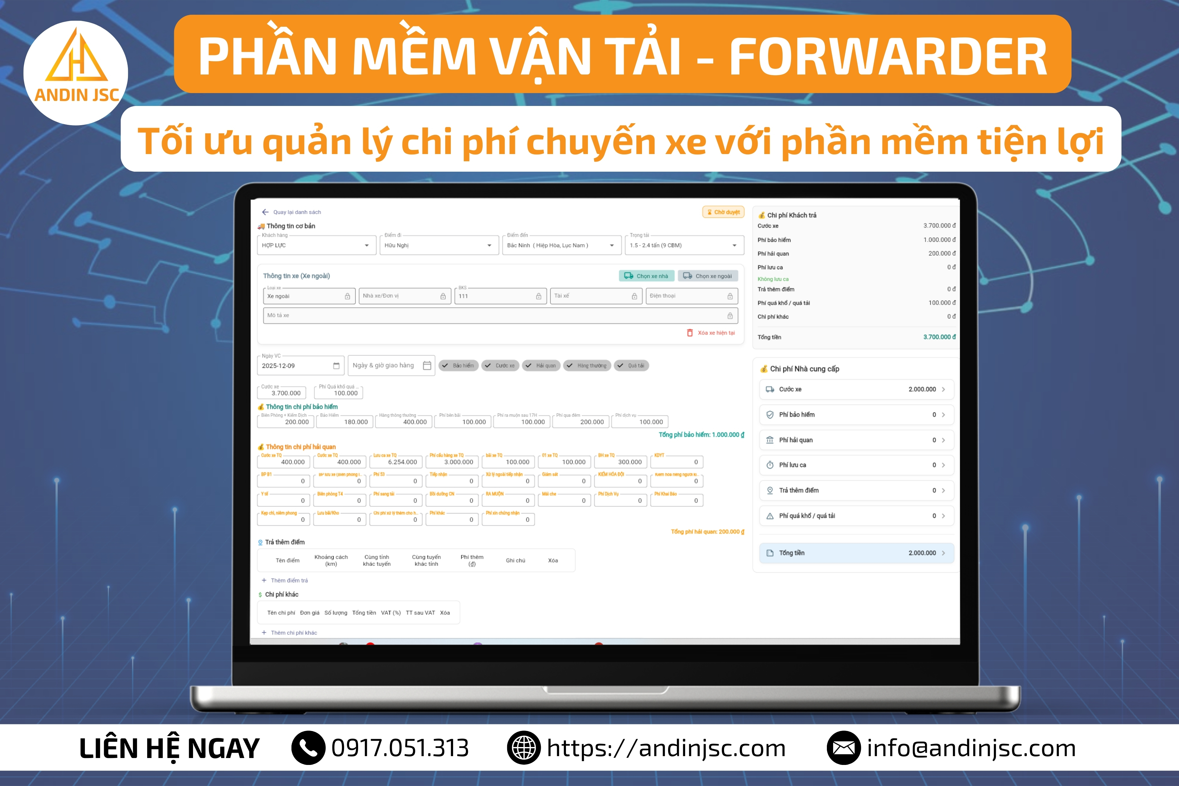 Quản Lý Xe và Lịch Chạy – Giải Pháp Tối Ưu Hóa Quản Lý Vận Tải