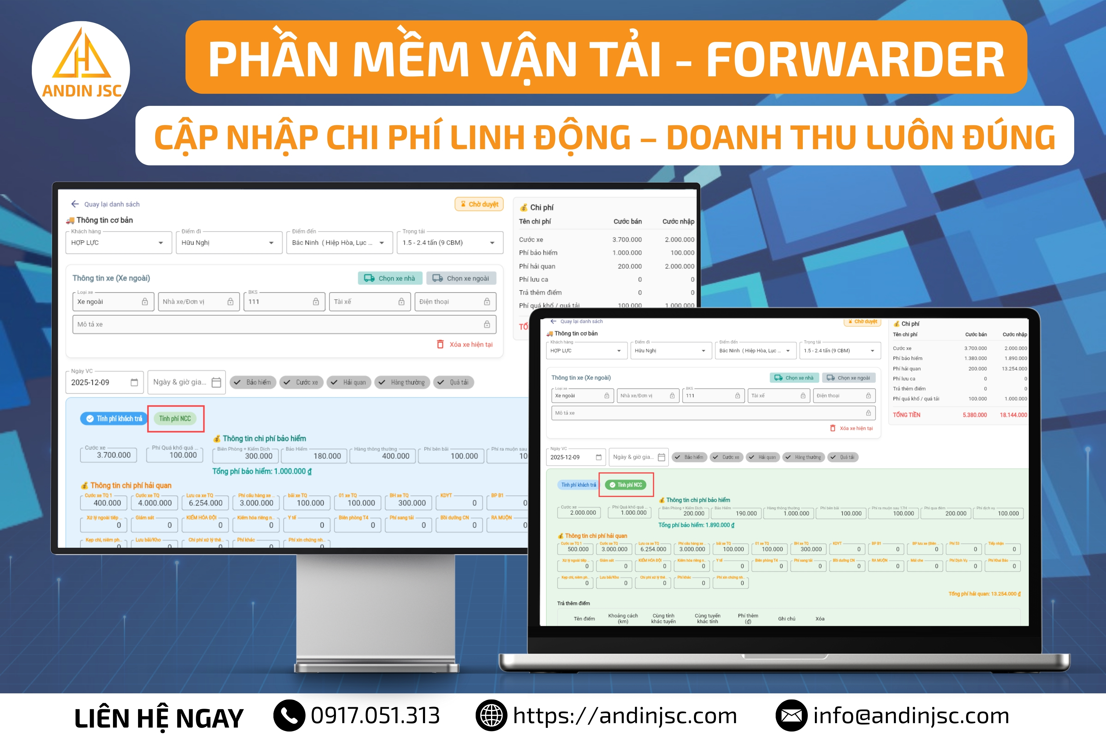Phần mềm quản lý vận tải A–Z thay thế hoàn toàn Excel