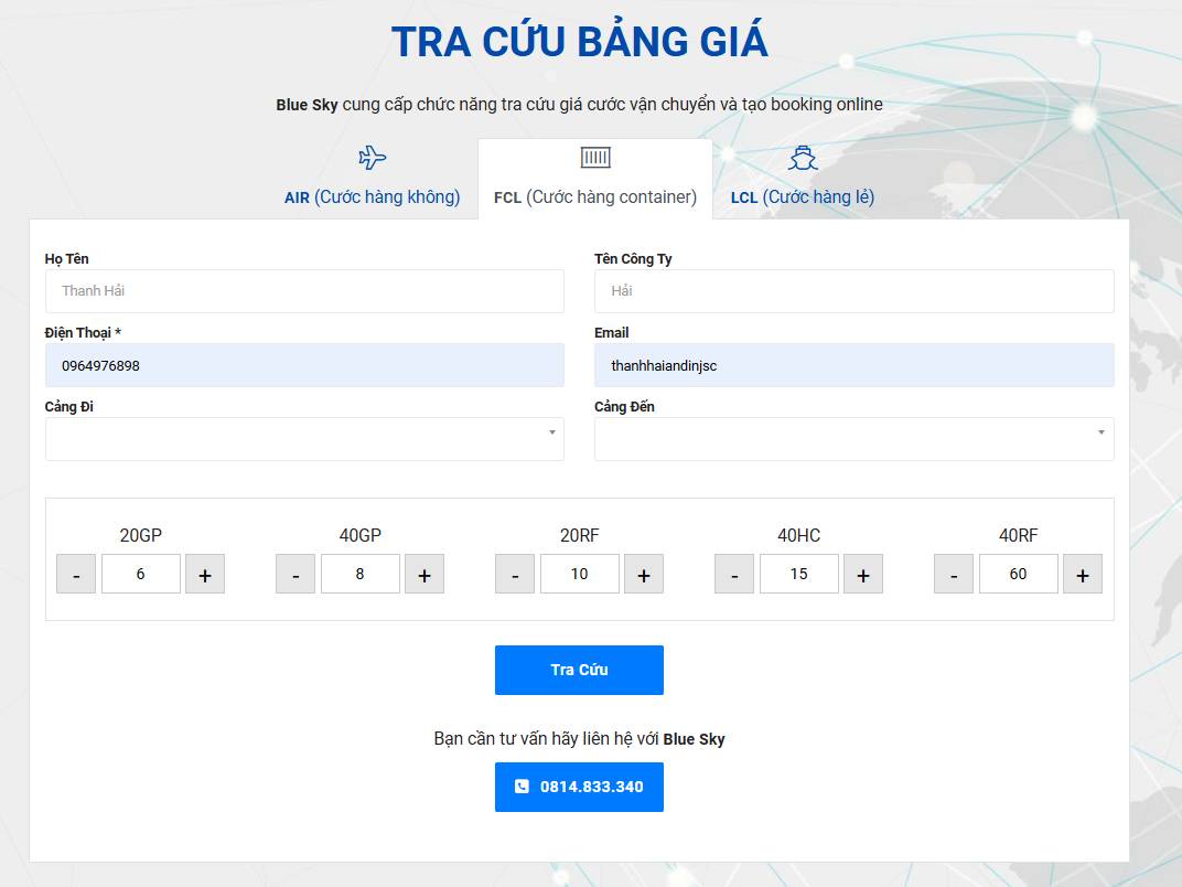 Tính Năng Import Bảng Giá File Excel Trong Module Tra Cứu Bảng Giá