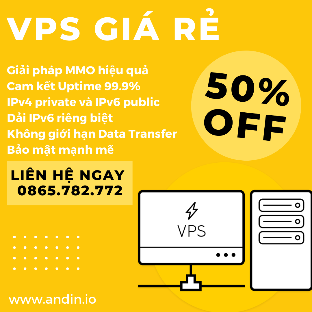 Bảng giá VPS giá rẻ