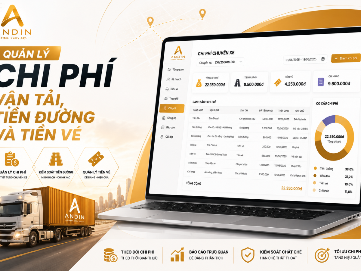 Quản Lý Chi Phí Vận Tải, Tiền Đường Và Tiền Vé