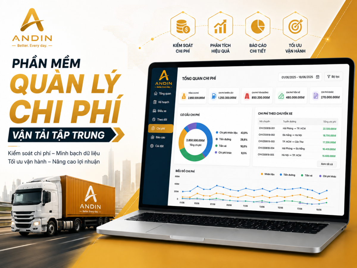 Phần Mềm Quản Lý Chi Phí Vận Tải Tập Trung