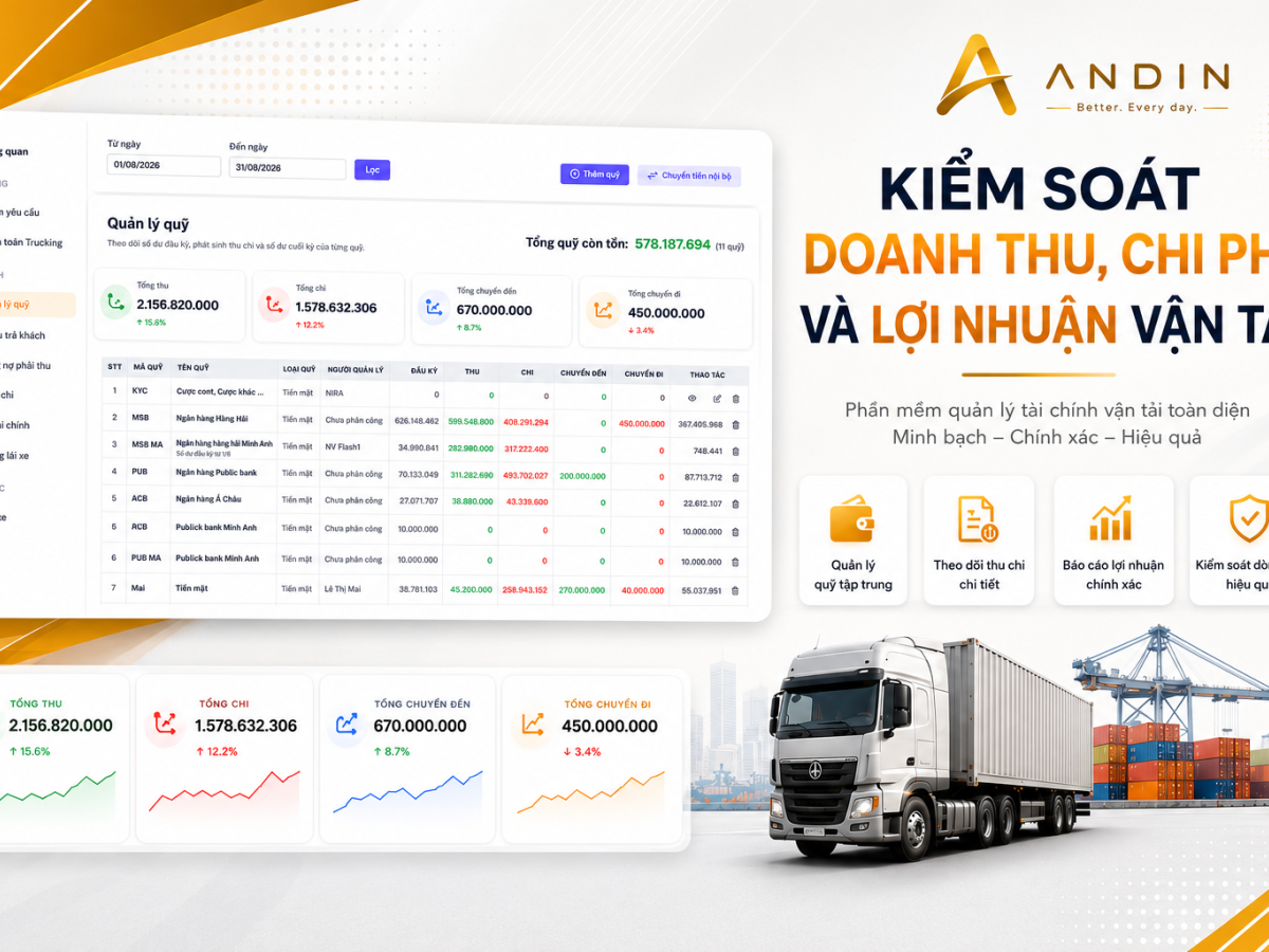 Kiểm Soát Doanh Thu, Chi Phí Và Lợi Nhuận Vận Tải
