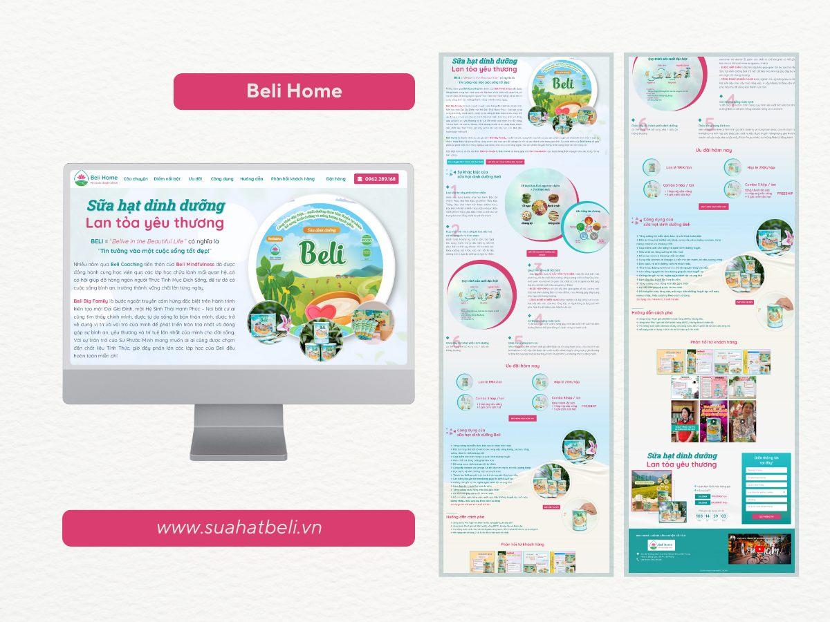 Thiết Kế Mẫu Landing Page Thực Phẩm
