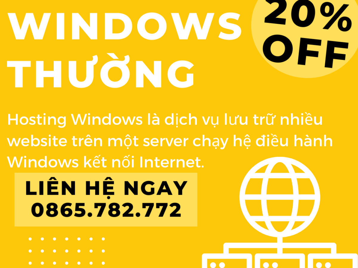 Bảng Giá Hosting Windows thường