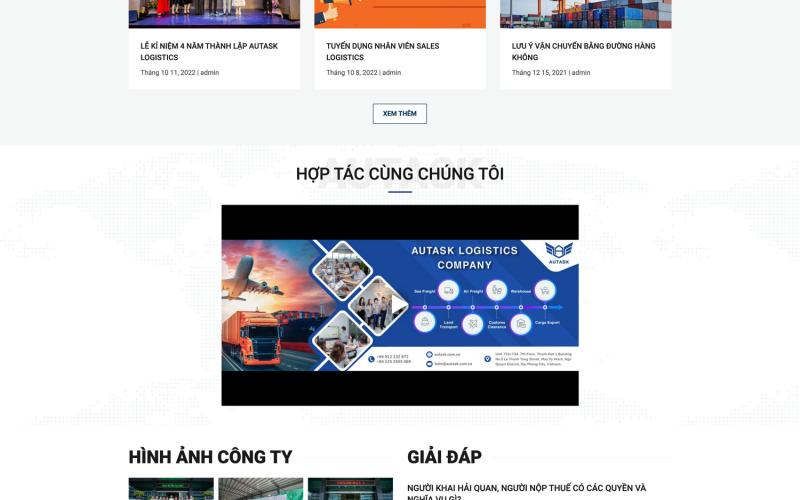 Website Logistic autask.com.vn Website Logistic autask.com.vn