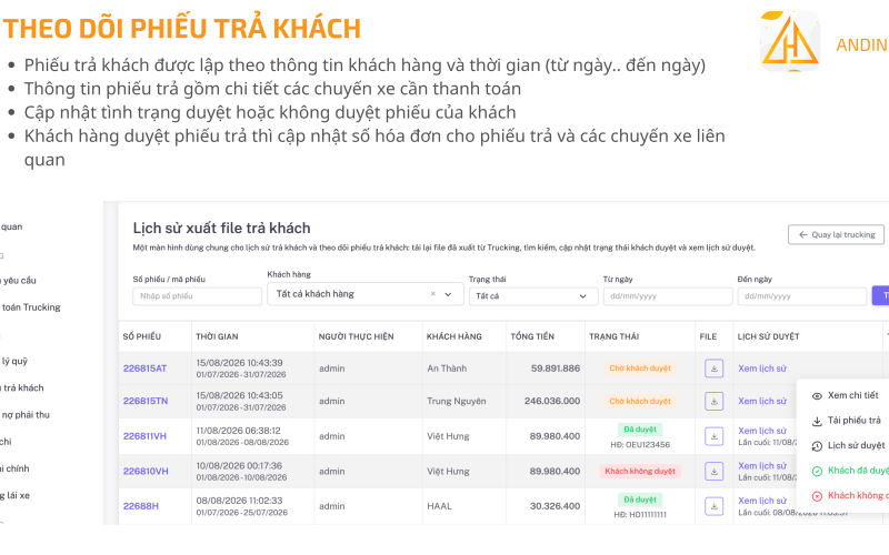Phần Mềm Trucking Quản Lý Chuyến Xe Container Hiệu Quả Phần Mềm Trucking Quản Lý Chuyến Xe Container Hiệu Quả