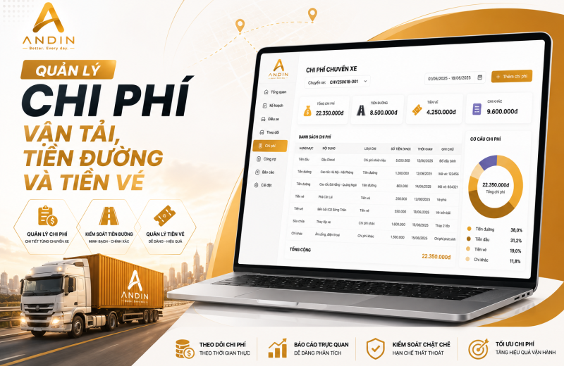 Quản Lý Chi Phí Vận Tải, Tiền Đường Và Tiền Vé