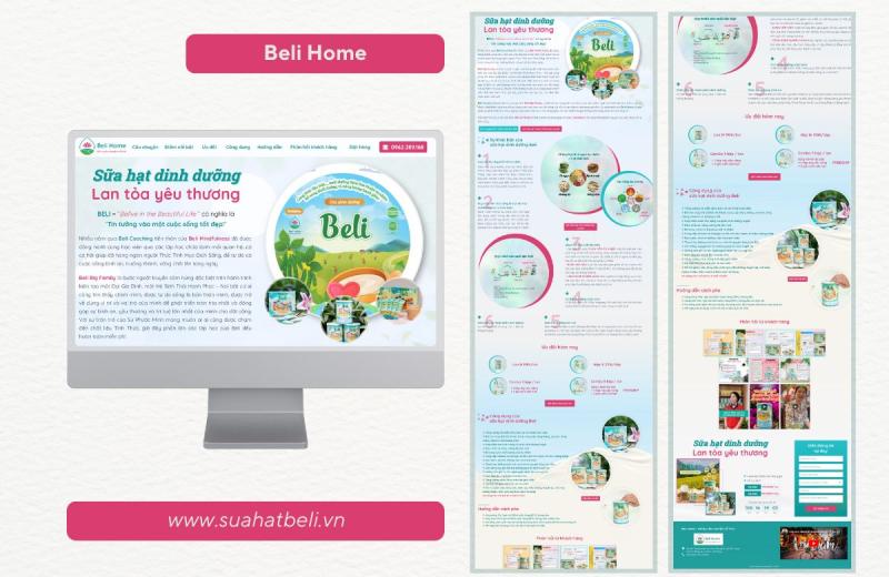 Thiết Kế Mẫu Landing Page Thực Phẩm