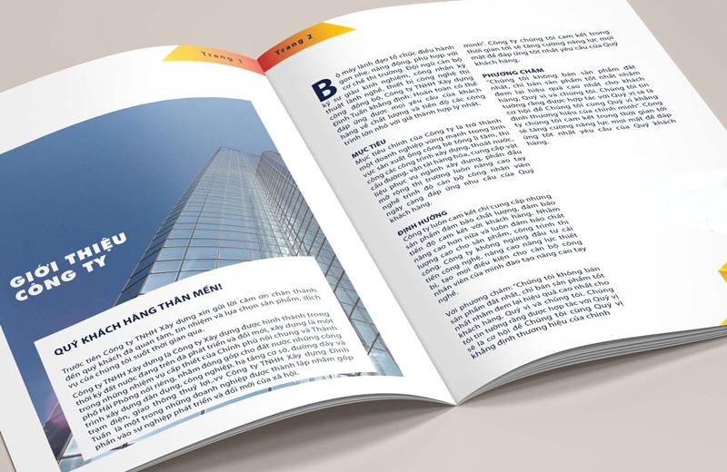 Tại sao nên thiết kế hồ sơ năng lực cho công ty xây dựng?