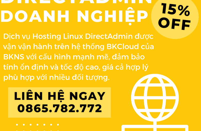 Bảng Giá Hosting Linux DirectAdmin DN