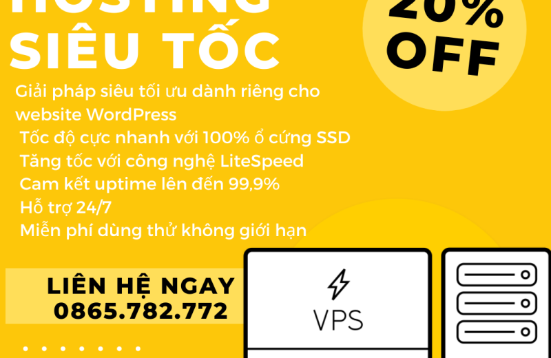 Bảng Giá Hosting WordPress Siêu Tốc