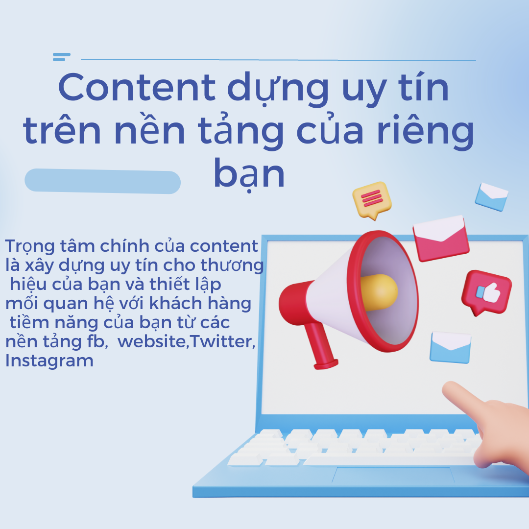 Content dựng uy tín trên các nền tảng